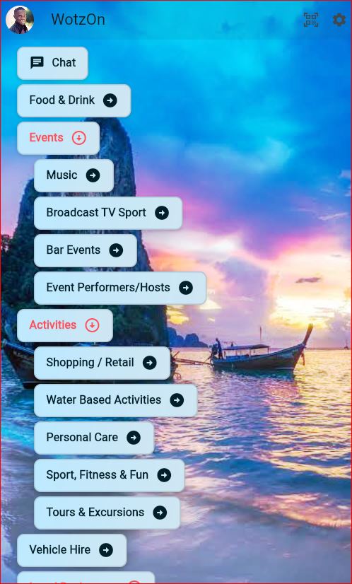Location-based discovery - Categories